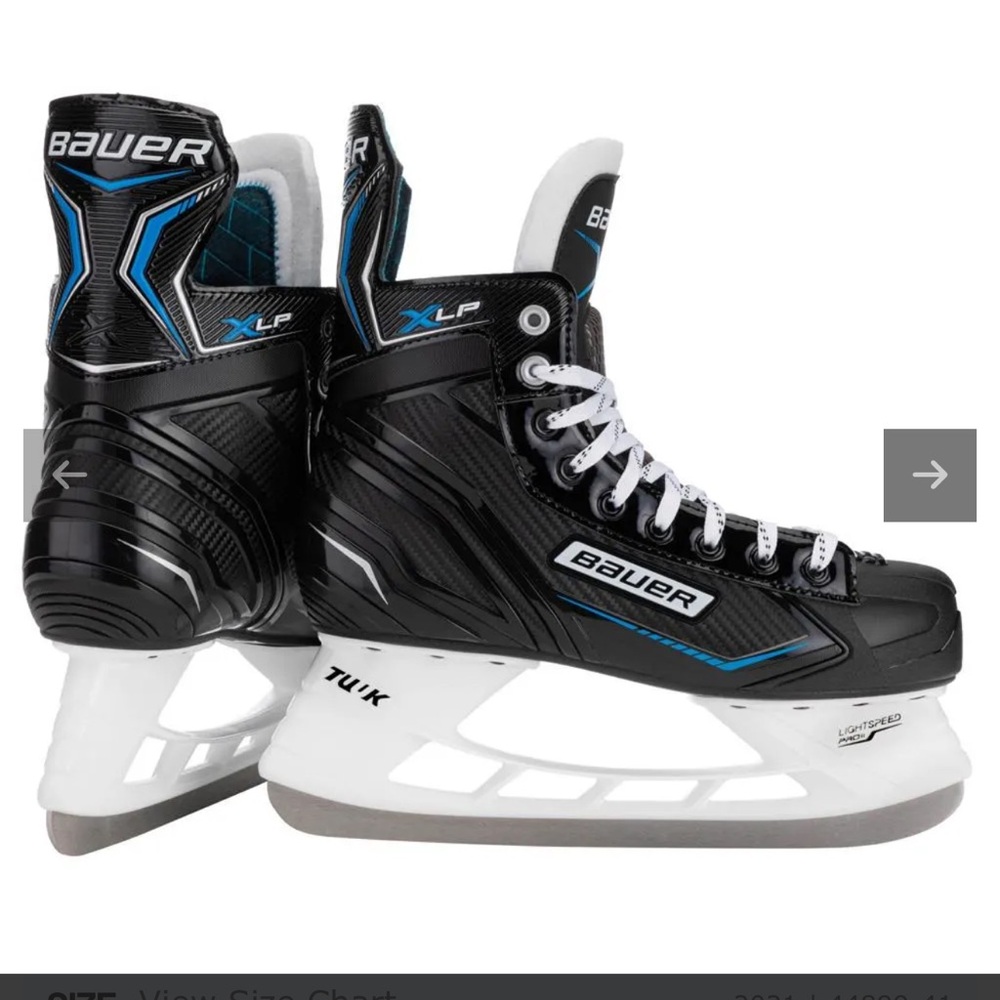 Bauer Black and Gray Men's Skates